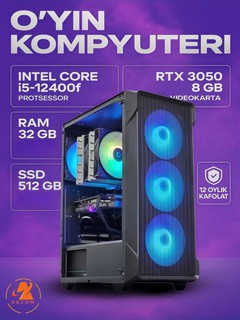 Игровой ПК RTX 3050 8 ГБ, Core i5-12400f / 32 ГБ DDR4/ 512 ГБ SSD NVMe