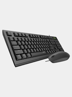 Проводная клавиатура и мышь RAPOO X125S