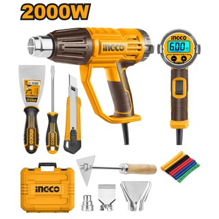 Фен строительный Ingco HG2000581, желтый