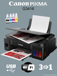 МФУ Canon Pixma G3416 Wi-Fi цветной струйный принтер-сканер-копир А4