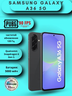 Smartfon Samsung Galaxy A36 5G, Nano + eSIM, NFC, 120 Gts