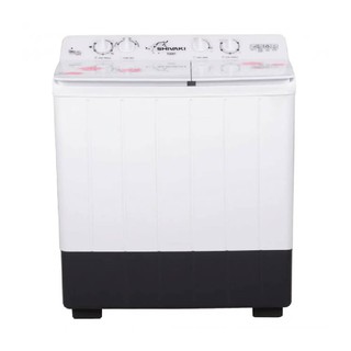 Yarim avtomatik kir yuvish mashinasi Shivaki TG 80 P, Oq va Pushti