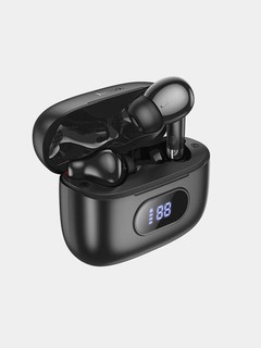Наушники беспроводные Hoco EQ2 Plus Thought, BT 5.4, до 7 ч, кейс 320 мАч, 40 мАч