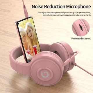 3.5mm Wired Gaming Headphones Stereo With Microphone Volume Control Noise Canceling Headset For Computer/ps4/ps5/mac/laptop/xbox