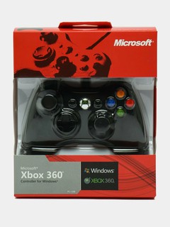 Джойстик-геймпад, проводной, совместим с Xbox 360 и компьютером