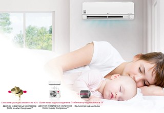 Кондиционер LG B18TS, белый