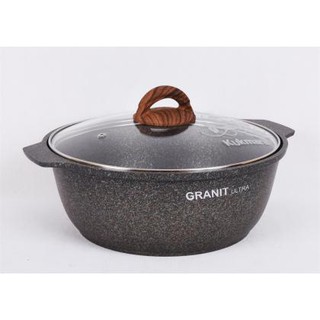 Кастрюля-жаровня Kukmara 4л линия Granit Ultra (Original, Blue)