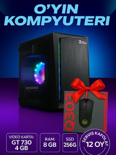 Игровой ПК GT 730 4 ГБ, Core i5, 8 ОЗУ, 256 SSD, Windows 10 Pro