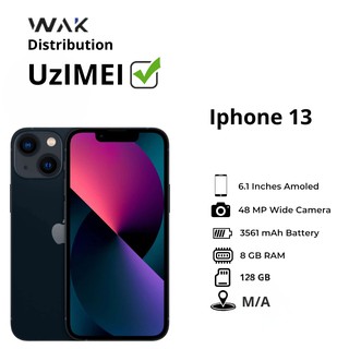 Смартфон Apple Aphone 13 128 ГБ (eSIM+nano SIM), черный