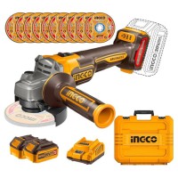 Аккумуляторная угловая шлифовальная машина INGCO CAGLI211542