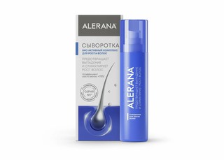 Сыворотка для роста волос, "ALERANA", Укрепляет структуру дермы и способствует повышению густоты волос, 100 мл