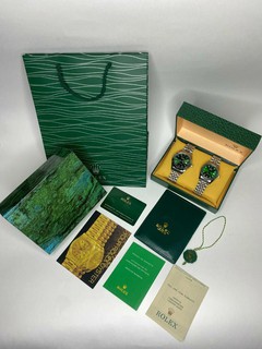 Пара часов Rolex D5 алюминиевого цвета Пара часы мужские и женские в подарочной упаковке под любой образ