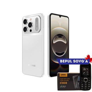 Смартфон M-Horse M17 Pro Max 4G 8/128GB, White Titanium + в подарок Кнопочный телефон E1808