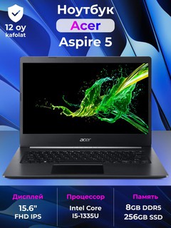 Noutbuk Acer Aspire 5 Intel Core I5-1335U DDR5 8/16 GB, 256/512 GB SSD FHD 15.6"