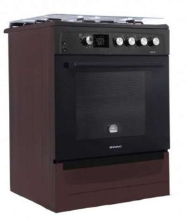 Комбинированная плита Shivaki 6403-E, коричневый