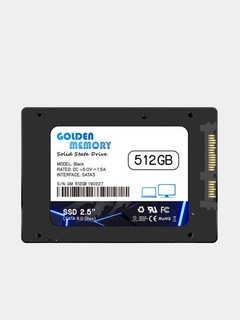 SSD накопитель SATA III 6 ГБ/с Golden Memory 256 ГБ, 512 ГБ для ноутбуков и компьютеров