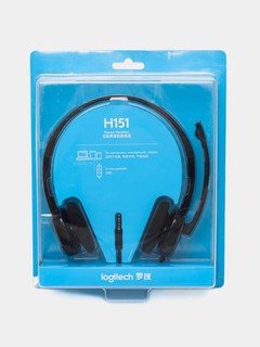 Наушники Logitech h151 гарнитура для компьютера наушники для конференций