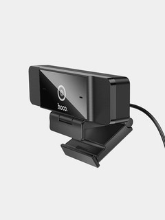 Веб-камера Hoco D100, Full HD 1920×1080, фикс. фокус, USB, кабель 1,5 м, для ПК, ТВ