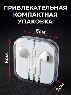 Simli minigarnituralar, iPhone 6 bilan EarPods 3,5 mm eshitish vositasi ulagichi