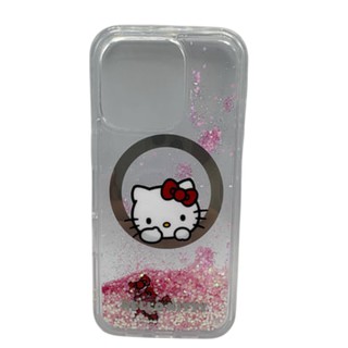 Чехол CG MOBILE HELLO KITTY LIQUID GLITTERS для Iphone 16 Pro