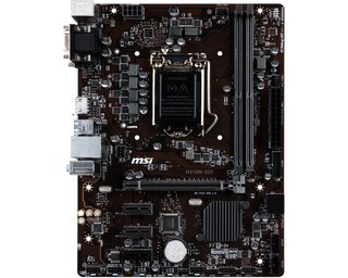 MSI H310M-S01 — Сокет: LGA1151 (поддержка процессоров i3/i5/i7/i9 8-го и 9-го поколений