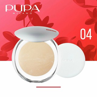 Pupa Luminys Baked Powder Пудра для лица, гипоаллергенная, запечённая с атласным эффектом, тон 04, 9 г