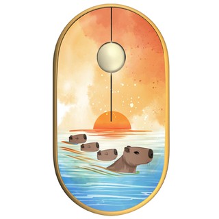 Мышь беспроводная 2E MF300 Silent BT WL CAPYBARA:SUNSET