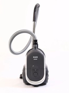 Пылесос Kleo VC-1201 (Серый), HEPA фильтр против пыли и аллергенов, 2000 Вт