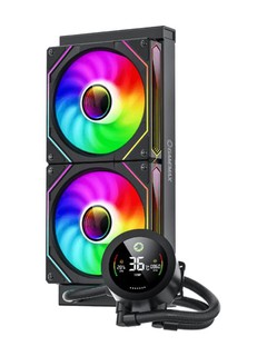 Жидкостная система охлаждения процессора GameMax IceBurg 240 Digital с ARGB подсветкой