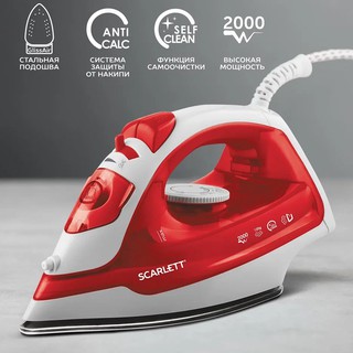 Утюг Scarlett Si30S08, красный