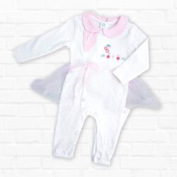 Слип Palmarius baby с сеточкой зайчик Розовый
