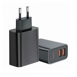 Зарядное устройство Baseus Speed Dual QC3.0 Quick charger USB+USB 30W (CCFS-E01)