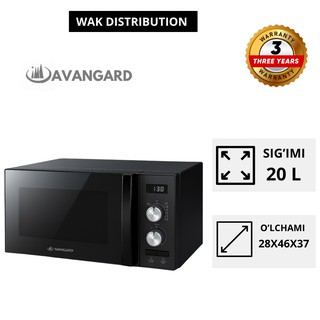 Микроволновая печь Avangard AM 720KFR, черный