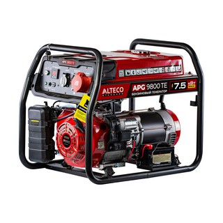 Бензиновый генератор ALTECO APG 9800TE (N), красный