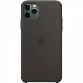 Чехол Silicone Case для iPhone 11 Pro Max, черный