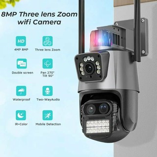 Наружная камера iCSee Smart Wifi Kamera, PTZ 360, высокое разрешение 1080p, функция ночного видения