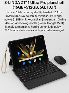 Planshet S-Linda ZT11 Ultra Pro 16gb+512gb Office Tablet