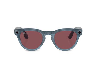 Умные очки Ray-Ban Meta Headliner Shiny Jeans, Dusty Red