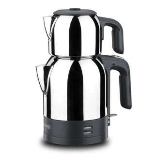 Korkmaz Demkolik Inox/Черный Электрический Чайник A359