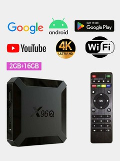 ТВ-приставка X96Q Allwinner H313, Android 10, 8ГБ, 128ГБ, Wi-Fi, Bluetooth, HDMI
