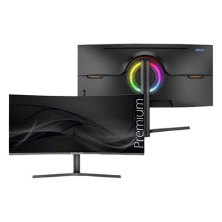 Монитор ZIFFLER 34GM1000-34" 3K WQHD Curved Gaming monitor (HDMI+DP+Audio out+Typec+DC) VA panel 165hz RGB stand R1000