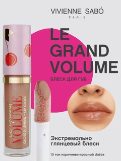 Блеск для губ Vivienne Sabo "Le Grand Volume", тон 10, увлажняющий, глянцевый
