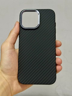 Чехол карбон для iPhone 15 Pro Max, Black(черний), FreeAir (ОРИГИНАЛ), с MagSafe, очень лёгкий и прочный