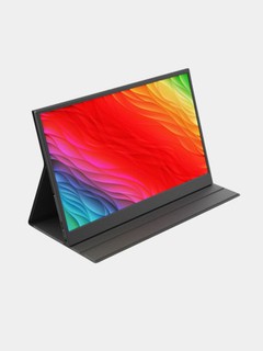 Portativ ekran, IPS 2K, 15,6", qora, korpus, HDMI, USB-C, qo'shimcha ekran