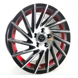 Диска для автомобиля R15 752 Black Machin Redline 4*100 ET35 CB56.5 4 шт