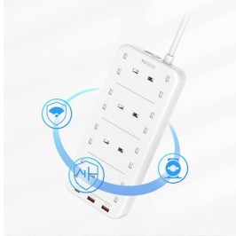 Mногопортовая умная розетка Yesido MC16