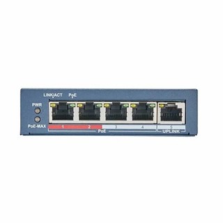 Коммутатор PoE Hikvision DS-3E0105P-E/M, 5 портов, 10/100Мбит/с