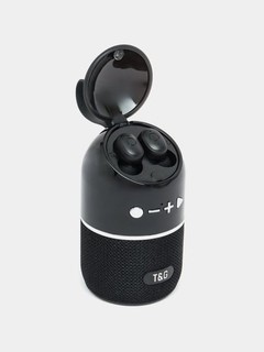 Беспроводные мини Bluetooth-колонка + наушники T&G TG805 TWS, 2 в 1