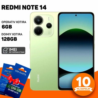 Смартфон Xiaomi Redmi Note 14 6/128GB