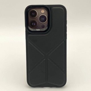 iPhone 15 Pro uchun Kajsa Preppie Collection Origami qora g'ilofi